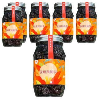 碳燻烏梅李, 330g, 6罐