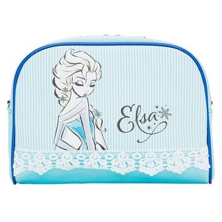 FROZEN 冰雪奇緣 蕾絲少女風方型化妝包