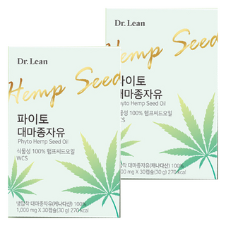 닥터린 파이토 대마종자유, 30정, 2개