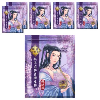 Mdmmd. 明洞國際 新涼感抑菌衛生棉，專為敏感肌設計，輕薄透氣涼感，超吸收, 夜用型 33cm, 6片, 6包