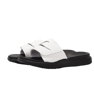 LECAF 男女通用錐形拖鞋, 250, 白黑色(LE4S017WBK)