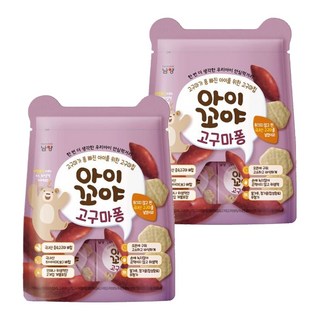 南陽乳業 牙牙米餅, 紅薯, 30g, 2包