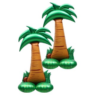 45吋站立鋁箔氣球 寬65x高114公分, 椰子樹, 2個