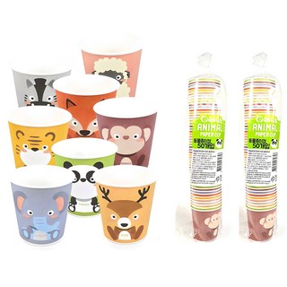 이지앤 동물 종이컵 184ml, 50개, 2세트