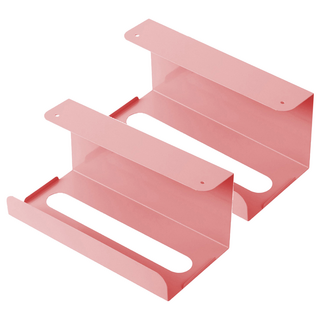 葉子小舖 北歐純色系壁掛衛生紙架, 2個, 北歐粉