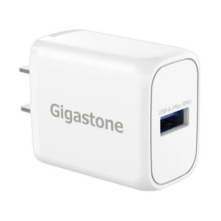 GIGASTONE 立達 QC3.0充電器 GA-8121W, 白色, 1個