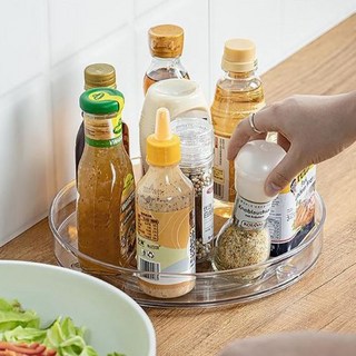 金鬼怪 廚房醬料架旋轉托盤, 1個, 單一顏色