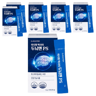 닥터루템 이시형박사 두뇌엔 PS 포스파티딜세린 분말 스틱 15p, 30g, 6개