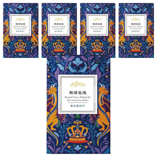 High Tea 駿躍龍騰 蜜炆龍涎茶包 Set, 溫潤不躁，生津止渴, 嚴選高品質烏龍茶, 甜潤回甘, 沖泡簡易, 4g, 8入, 5盒