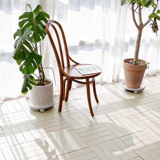 Im Home Living Easy Cut卡扣式地磚, 36個, 象牙