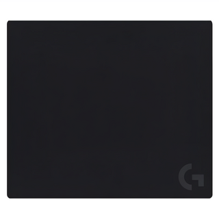 logitech G 羅技G G640 大型布面遊戲滑鼠墊 400x460mm, 黑色, 1個