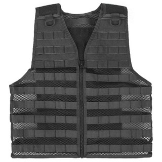 FIKER TACTICAL 網眼PALS戰術背心 一般尺寸, 1個, 黑色