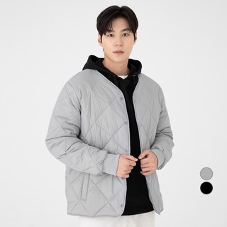 BASE ALPHA ESSENTIALS 男士菱格絎縫外套