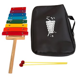 KingRosa 8音彩色行進鐵琴 附琴袋 + 琴鎚 台灣製, Z-003, 1個