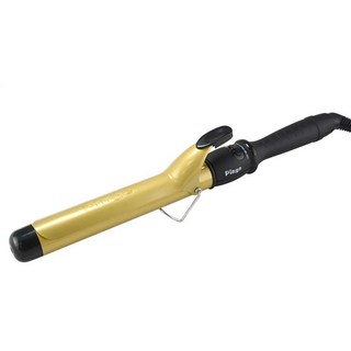 Pingo 台灣品工 全新二代加長型電棒捲, 金屬棒體長17公分, 最高溫度可達220度, 陶瓷電棒釋放負離子, 60分鐘自動斷電, 黃金陶瓷, 單一商品