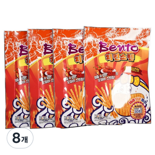 Bento 雞肉素麵 韓式炸雞口味, 20g, 8個