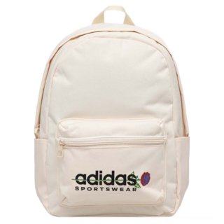 adidas 愛迪達 W FLOWER BPK 後背包 20.25L, 白色 + 橘色