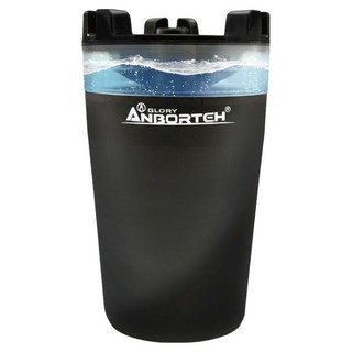 ANBORTEH 安伯特 水行俠車用菸灰缸 自帶水箱滅菸, 黑色, 1個
