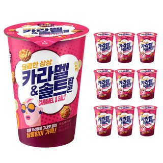 다르다 카라멜 앤 솔트 팝콘, 70g, 10개