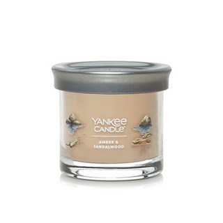 YANKee CANDLe 經典玻璃罐香氛蠟燭, 琥珀與檀香木, 122g, 1個