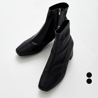 afinar 方頭踝靴 5cm