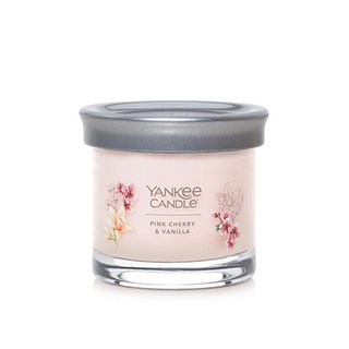 YANKee CANDLe 經典玻璃罐香氛蠟燭, 粉櫻桃與香草, 122g, 1個