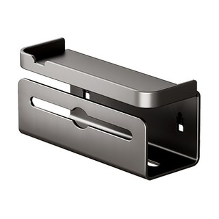 壁掛紙巾架 加長旗艦款, 黑色, 1個