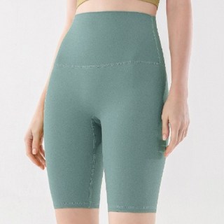 S-SportPlus+ DK906五分瑜珈褲 蓮霧藍 高腰顯瘦, L, 1件