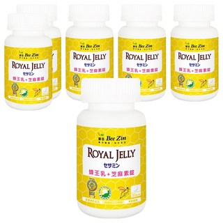 Bee Zin 康萃 日本高活性蜂王乳芝麻素 含燕窩酸, 30顆, 6罐