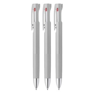 ZEBRA 斑馬牌 bLen 3色原子筆, 濃郁滑順書寫體驗, 低噪音設計, 低重心穩定, 黑色 + 紅色 + 藍色, 3支