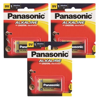 Panasonic 國際牌 大電流鹼性電池 9V, 3顆, 1入