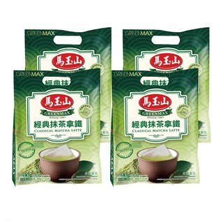 馬玉山 經典抹茶拿鐵, 20g, 16包, 4袋