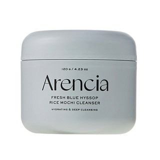 아렌시아 프레시 떡솝 프레시블루 히솝 라이스 모찌 클렌저, 120g, 1개