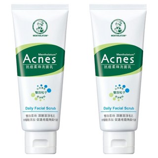 MENTHOLATUM 曼秀雷敦 台灣公司貨 Acnes 抗痘柔珠洗面乳, 2條, 100g