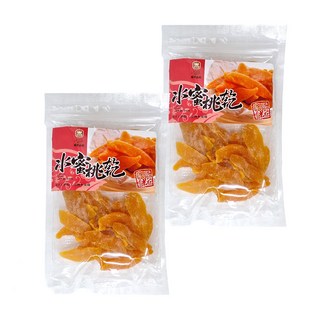 順泰黃金水蜜桃果乾 台灣水果果乾, 150g, 2包