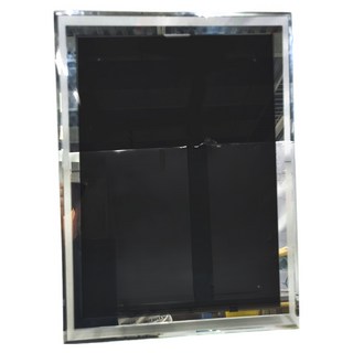 TRENY 玻璃獎狀證書相框 雙邊銀 可直立/橫躺擺放, 1個, A4