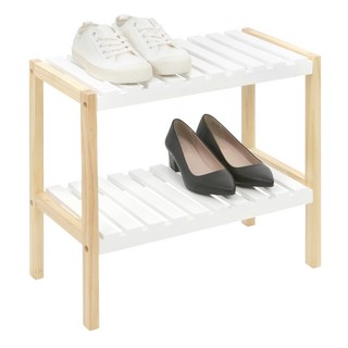 MONOMENT 白木頭雙層架 S號, 混色