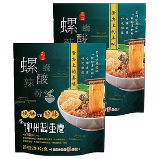 亟品 螺獅酸辣粉 柳州風味, 230g, 2包
