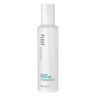 FLEEF 積雪草蘆薈安瓶爽膚水 去除老廢角質 滋潤敏感肌膚, 200ml, 1瓶