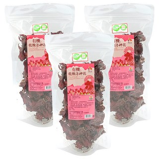 台東地區農會 有機乾燥洛神花, 3包, 225g