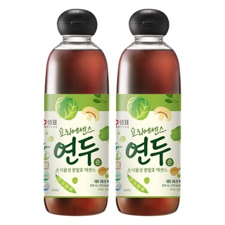 샘표 요리에센스 연두 순, 830ml, 2개