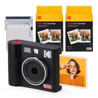 코닥 미니샷3 ERA 즉석카메라 MS300 + 카트리지 번들, MS300(블랙), 1세트
