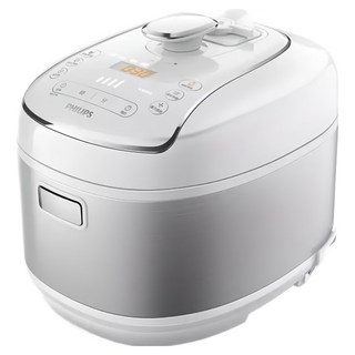PHILIPS 飛利浦 智慧萬用電子鍋/壓力鍋/萬用鍋 HD2140, 星燦銀, 1個, 5L