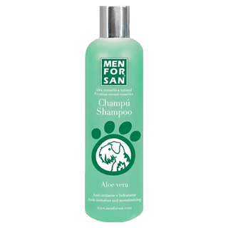 MEN FOR SAN 犬用鎮定修護 蘆薈洗毛精, 300ml, 1瓶