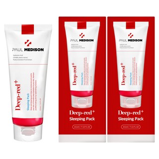 폴메디슨 딥레드 슬리핑팩, 211ml, 2개