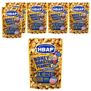 HBAF 蜂蜜奶油味花生, 120g, 美國製, 6包