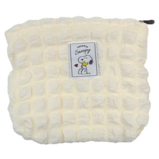 Kiiwi O Snoppy 雲朵收納包 雲朵白 聚酯纖維, 24 x 5 x 18cm