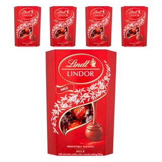 Lindt 瑞士蓮 LINDOR LINDOR牛奶巧克力球, 200g, 5盒