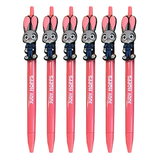 德德小品集 DISNEY原子筆 0.38, 粉色, 6支