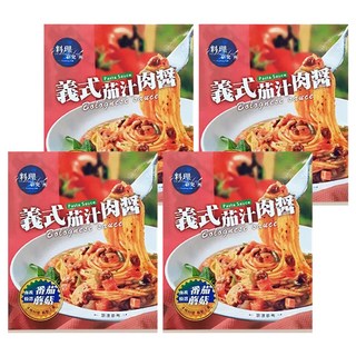 聯夏 料理研究所 義式茄汁肉醬, 140g, 4盒